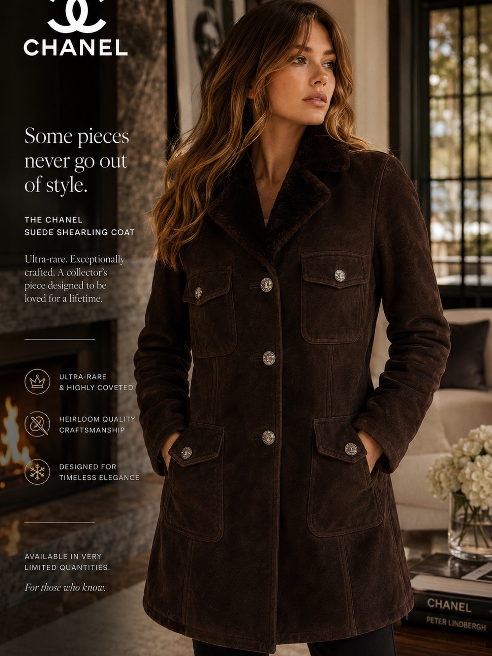 CHANEL Vintage Shearling